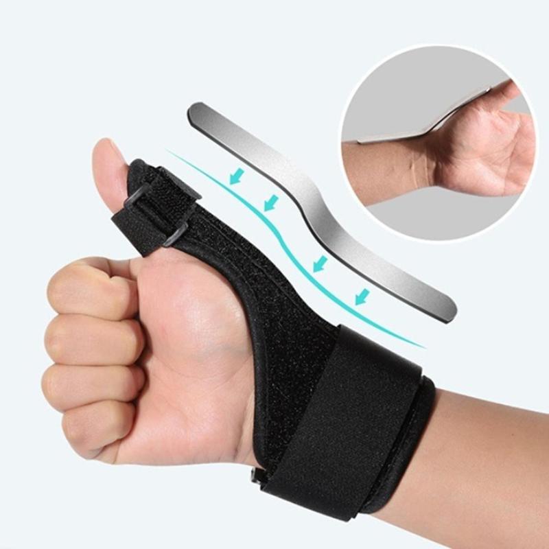 Adjustable Thumb & Wrist Guard, Breathable Thumb & Wrist Protector with Built-in Aluminum Plate, Sports Wristband for Home Gym Workout, Christmas Gift