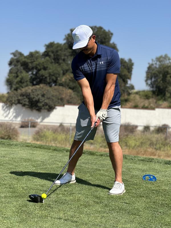 BRIMZ Golf Performance Hat - Breathable Sweat & Water Resistant Golfing Snapback Cap with Tee Holder & Magnetic Ball Marker (White - Beers & Bogeys)