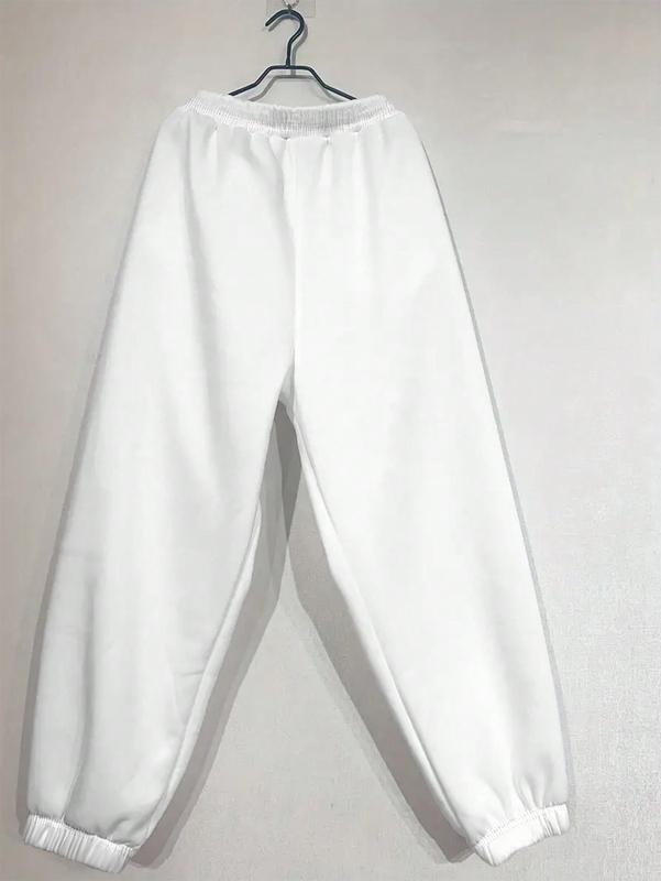 Wide Leg Sweatpants High Waisted Jogger Pants with Pockets