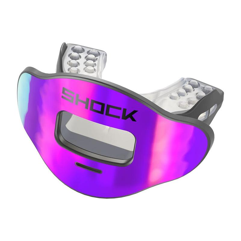 Chrome Iridescent Max AirFlow Football Mouthguard