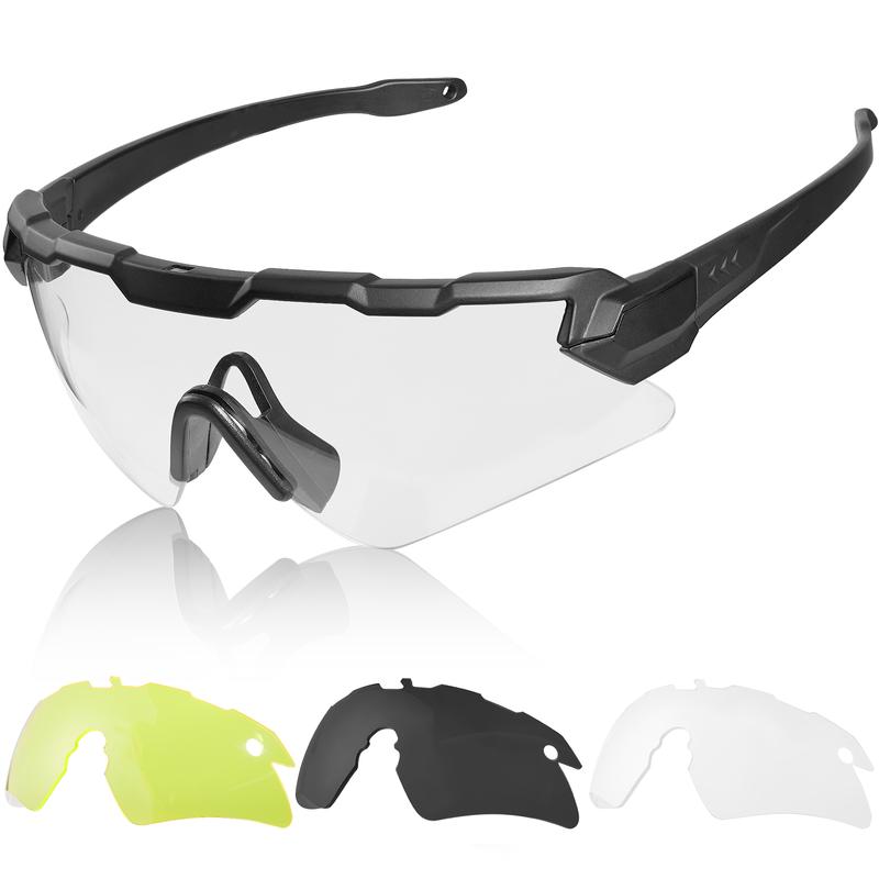 1TG TACTICAL Safety Glasses Fashion Eyewear Goggles, Impact-Resistant Eye Protection for Outdoor Sport Hiking Fishing Climbing Cycling