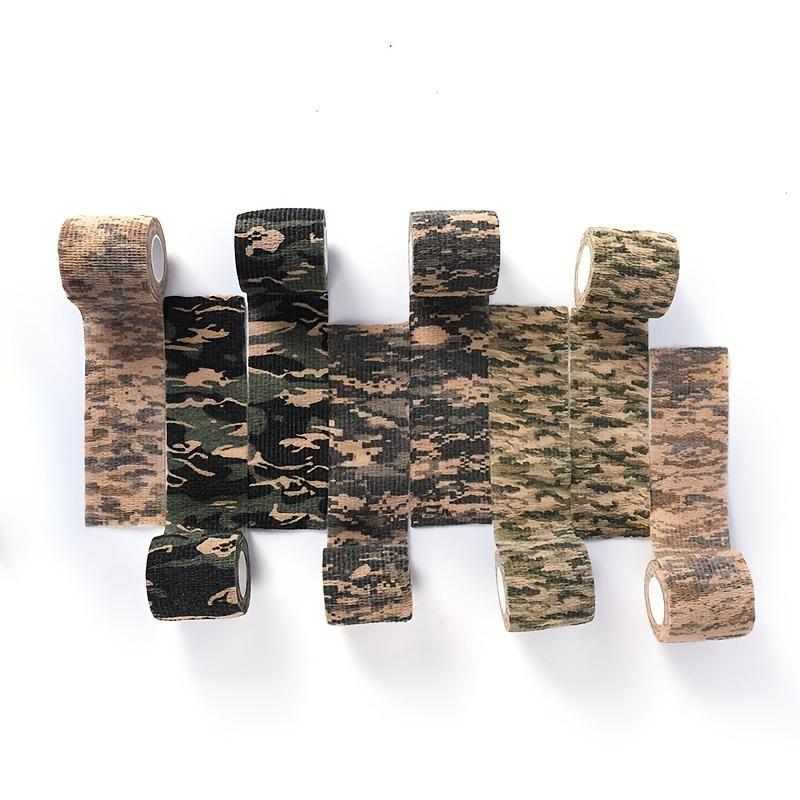 1 Roll Outdoor Camping Camouflage Tape, Sports Tape For Hiking Hunting & Outdoor Activities, Gym Accessories, Christmas Gift