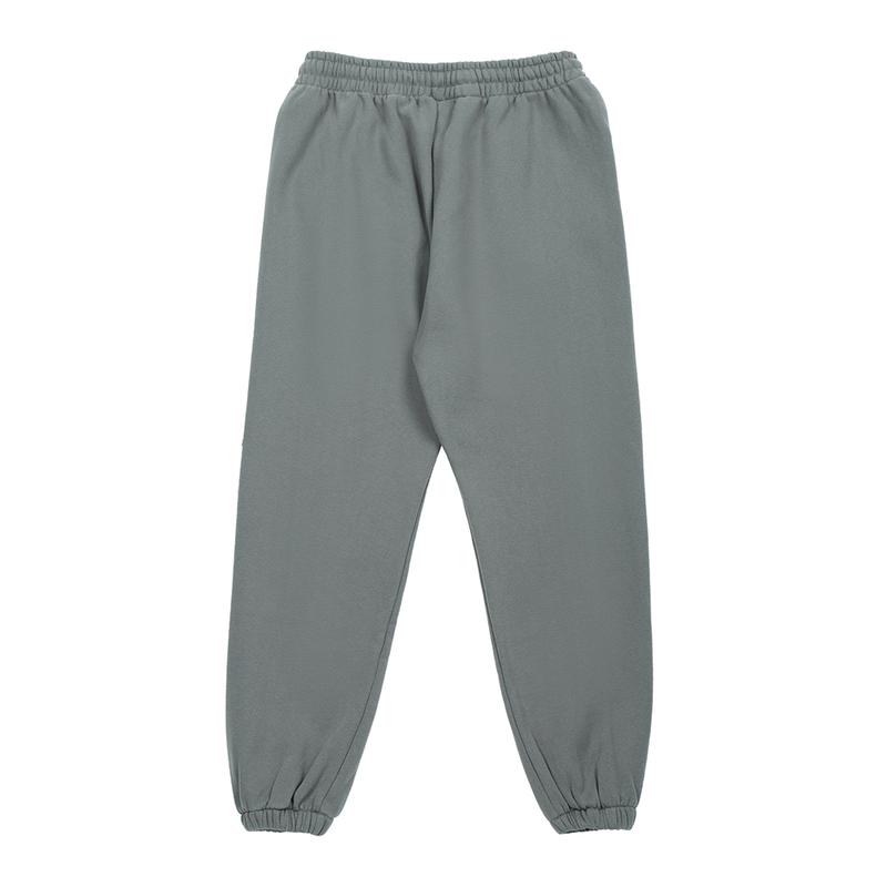 Niepce Streetwear Ripped Sweatpants Grey Green Ghost Hands Graphic Jogger Pants