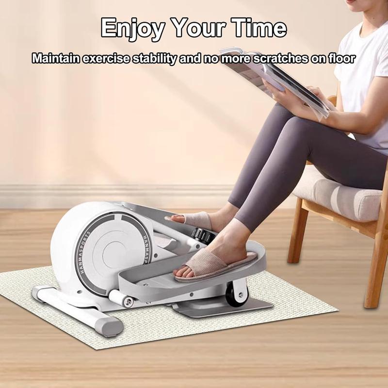 Non-slip Mat for Ellipse Leg Exerciser Machine, Suitable for Under Desk Elliptical Peddler Foot & Leg Pedal Exercixer for Seniors Fitness Home Sports Accessories, Enhanced Stability & Floor Protection