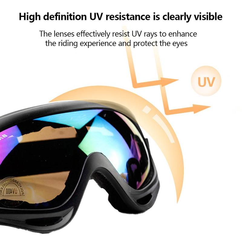 Bike Glasses, 1 Count Outdoor Sports Windproof Goggles, Bicycle Motorcycle Cycling Dust-proof Riding Glasses, Sports & Outdoor Accessories