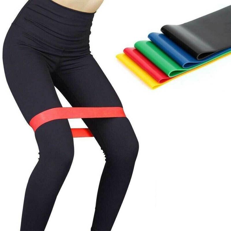 Resistance Bands Loop Set Gym Exercise Yoga Strength Workout Fitness Butt Lift