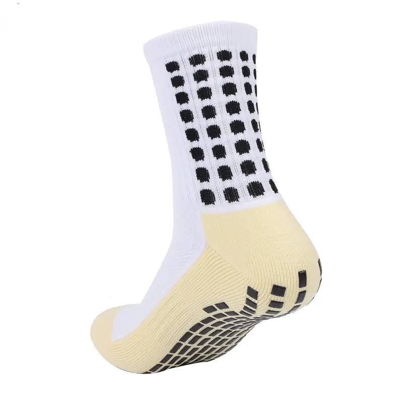 3 4 6 10 Pair Men's Soccer Socks with Anti Slip Non Slip Grip Pads for Football Basketball Sports Grip Socks