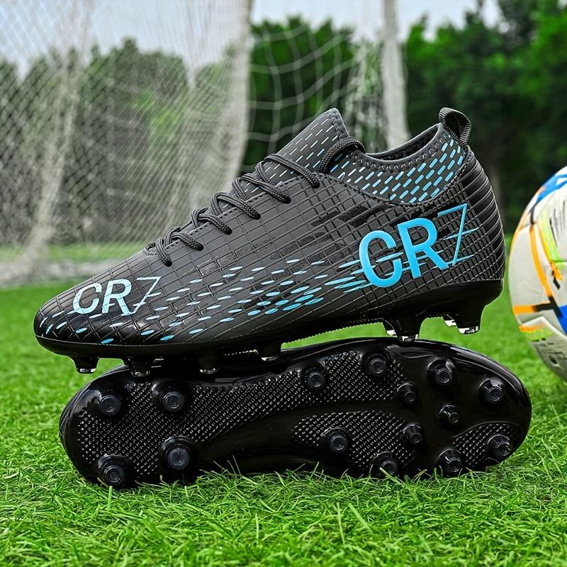 Lightweight Men's Soccer Cleats - Breathable, Non-Slip Lace-Up Sneakers for Training & Competition