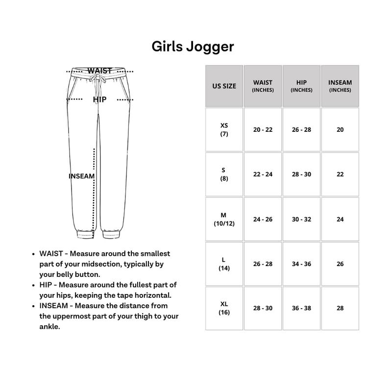 Real Essentials 3 Pack: Girls' Dry-Fit Jogger Sweatpants Soft Active Athletic Kids Joggers with Pockets & Drawstring