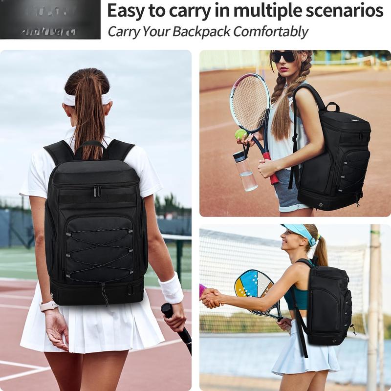 Tennis Bag Tennis Backpack - Large Tennis Bags for Women and Men to Hold Tennis Racket,Pickleball Paddles, Badminton Racquet, Squash Racquet and Tennis Accessories