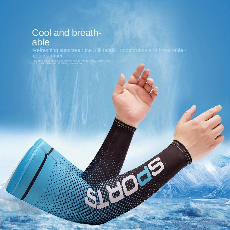 5 pairs of quick-drying sun protection sleeves, non-slip sun protection arm sleeves, sun protection and UV protection arm sleeves, outdoor cool arm protection cycling sleeves, cooling compression arm sleeves