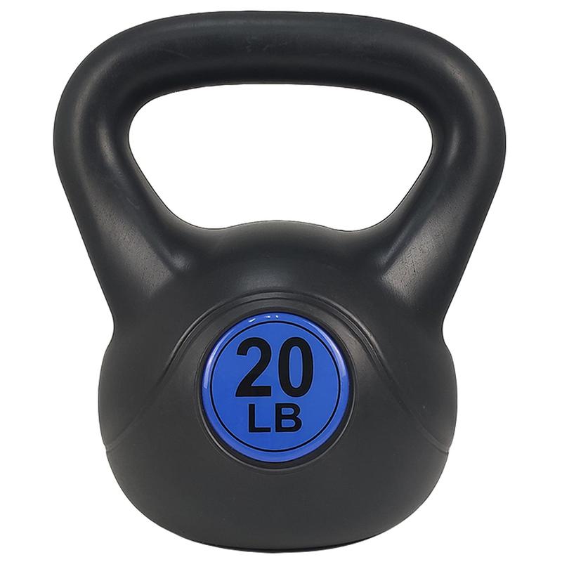 BalanceFrom Wide Grip Kettlebell Exercise Fitness Weight Set, 3-Pieces: 10lb, 15lb and 20lb Kettlebells