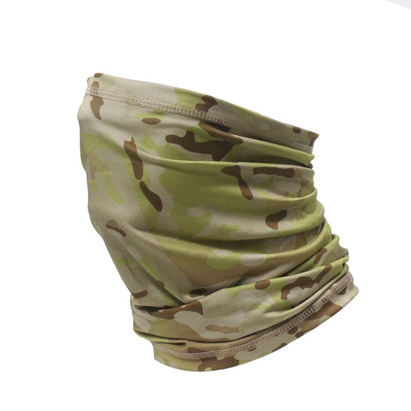 5PCS Half-face Camouflage Ice Silk UV Protection Mask for Men and Women,Soft Windproof, Hiking Cycling