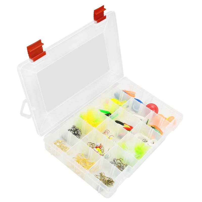 MadBite 181 196 214pcs Terminal Tackle Kits, Fresh and Saltwater, Bass Panfish Trout Fishing Tackle Kits, Fishing Gear, Fishing Lures, Fishing Accessory Kit w Tackle Box, Hooks Weights Sinkers & Rigs