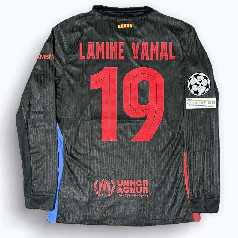 Soccer Jersey  Lamine Yamal 19  Player Version  Slim Fit (Size Up)