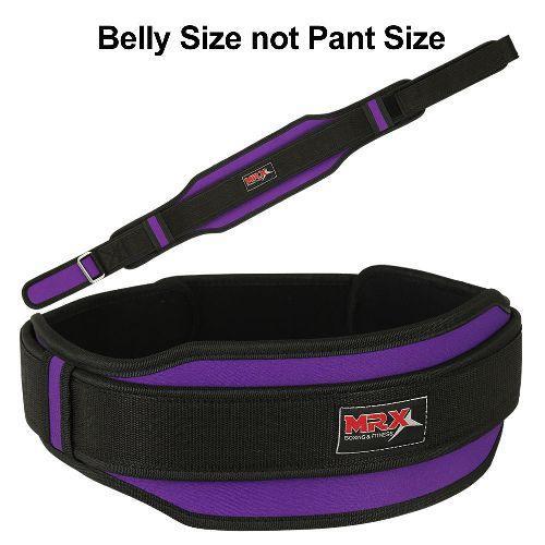 MRX Weight Lifting Belt With Double Back Support Bodybuilding Gym Training Belt 5