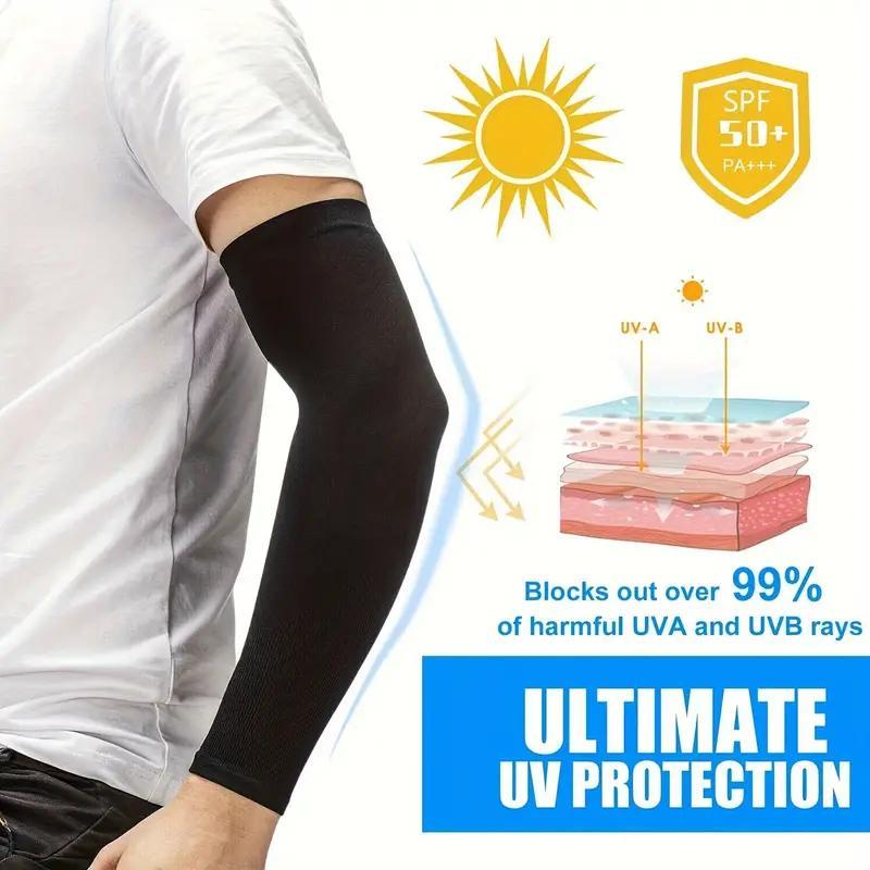 Disposable High Elasticity Arm Sleeves, 10 Pairs UV Protection Cooling Arm Sleeves, Sports Sleeves for Cycling, Golf, Running & Driving, Sports Accessories