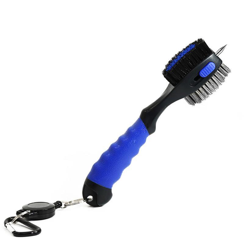 Golf Club Cleaning Brush, Portable Double-sided Golf Club Brush, Professional Golf Club Cleaning Tool for Home & Outdoor