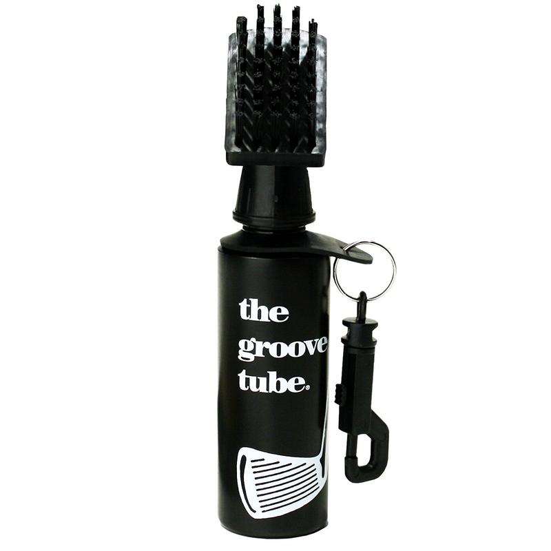 ProActive Sports Groove Tube Golf Club Cleaner Squeeze Bottle Brush , black, 7 1 2 inches tall