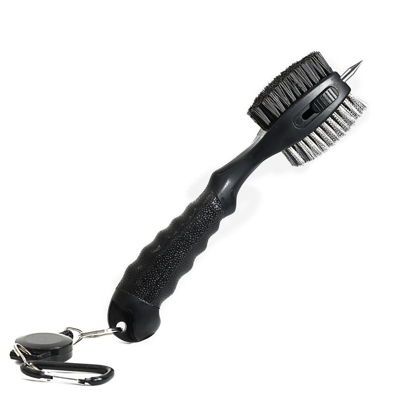 Golf Club Cleaning Brush, Portable Double-sided Golf Club Brush, Professional Golf Club Cleaning Tool for Home & Outdoor