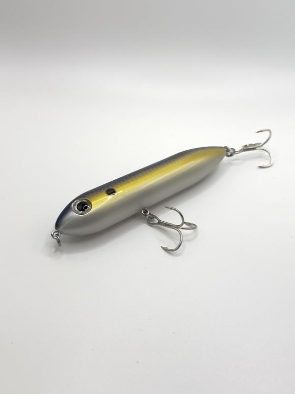 GB-14 Glide Bait and Topwater T-10 Walk the Dog Bait Bundle Natural Mystic Marlin