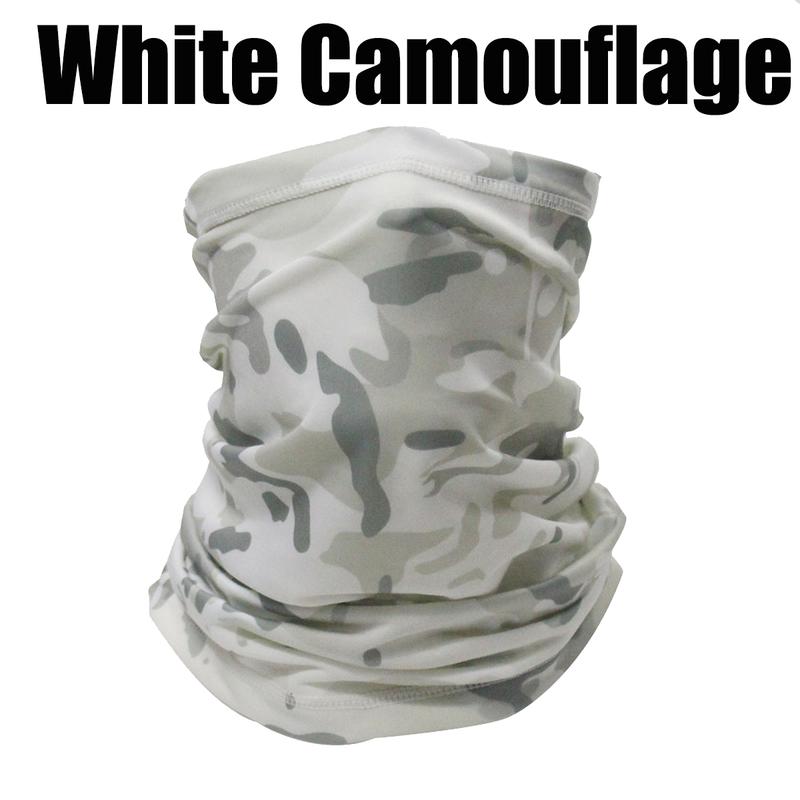 5PCS Half-face Camouflage Ice Silk UV Protection Mask for Men and Women,Soft Windproof, Hiking Cycling