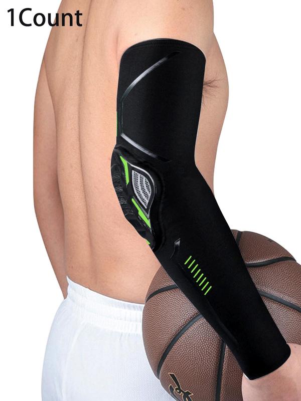 Men's Elbow Support Sleeve, Breathable Elbow Brace, Sports Elbow Protector for Basketball, Football, Cycling, Running, Gym, Workout