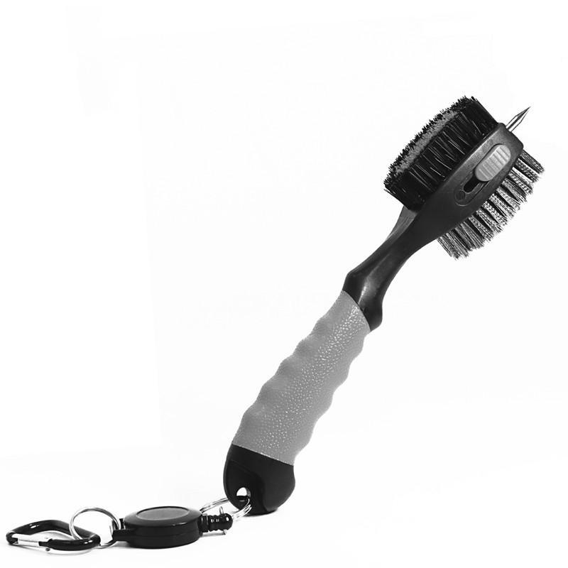 Golf Club Cleaning Brush, Portable Double-sided Golf Club Brush, Professional Golf Club Cleaning Tool for Home & Outdoor