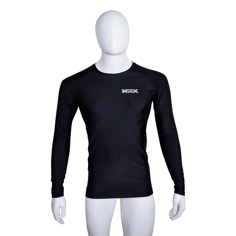 MRX Men's Compression Shirts Athletic Gym Workout Rash Guard Base Layer Short & Long Sleeve Top