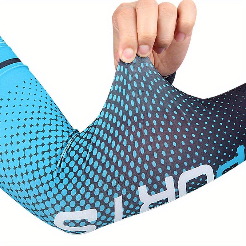 5 pairs of quick-drying sun protection sleeves, non-slip sun protection arm sleeves, sun protection and UV protection arm sleeves, outdoor cool arm protection cycling sleeves, cooling compression arm sleeves