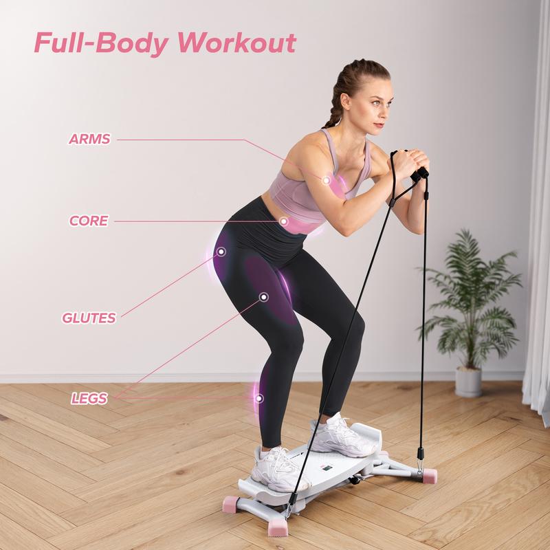 MERACH Ski Simulator Training Machine, Low-Impact Plyometric and Leg Exercise Machine, Full-Body Cardio Equipment for Home Gym, Fun Aerobic Training