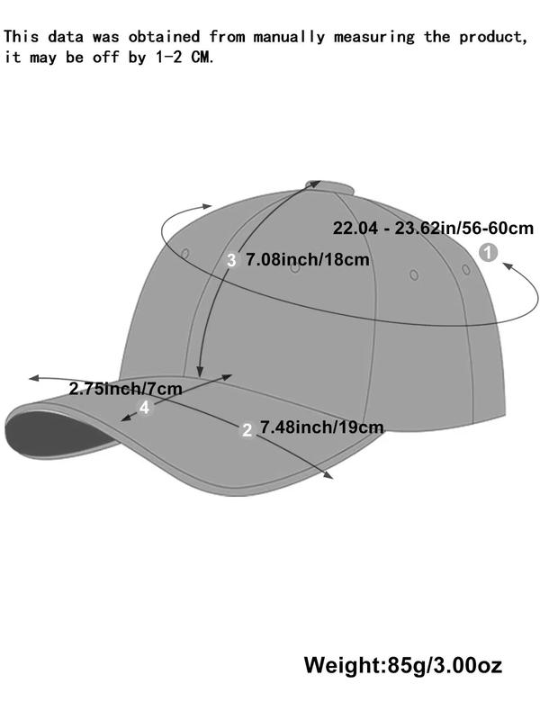 Unisex Animal Embroidery Baseball Cap, Outdoor Adjustable Sun Protection Hat, Fashion Accessories for Men & Women