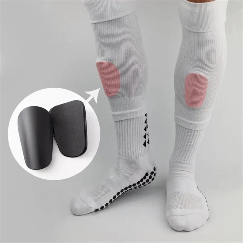 Summer Mini Football Shin Pad, 1 Pair PU Wear-resistant Shock Absorbing Leg Protector, Lightweight Portable Soccer Training Shank Board, Football Accessories, Soccer Accessories, Christmas Gift