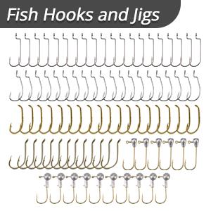 MadBite 181 196 214pcs Terminal Tackle Kits, Fresh and Saltwater, Bass Panfish Trout Fishing Tackle Kits, Fishing Gear, Fishing Lures, Fishing Accessory Kit w Tackle Box, Hooks Weights Sinkers & Rigs