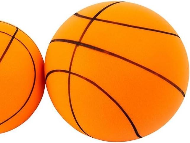 [New Customer Deal] Silent Ball Basketball Indoor Training Quiet Ball Soft Foam Ball Highly Elastic in The Lab - Perfect for Indoor Training