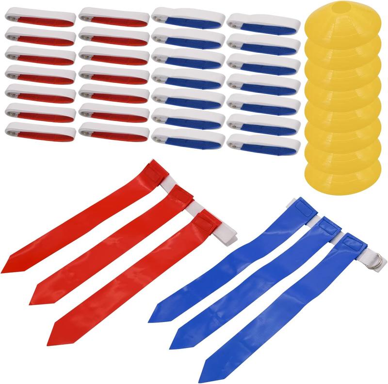 14 28 56pcs Flag Football Belt Kit, for Youths, Adults