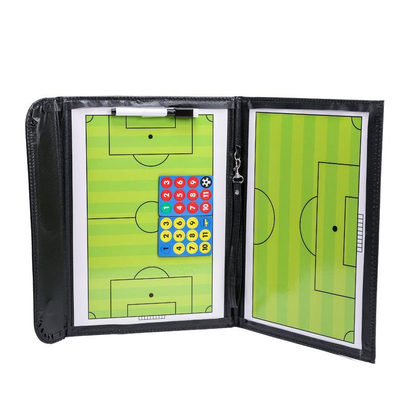 Foldable Football Tactical Board, 3-fold Football Tactical Board, Sports Equipment for Football