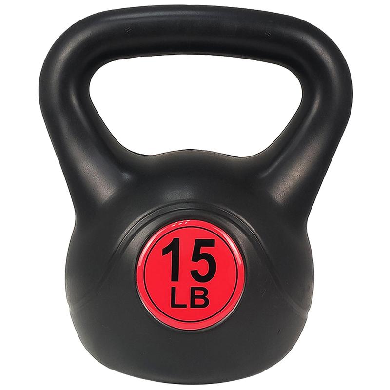 BalanceFrom Wide Grip Kettlebell Exercise Fitness Weight Set, 3-Pieces: 10lb, 15lb and 20lb Kettlebells