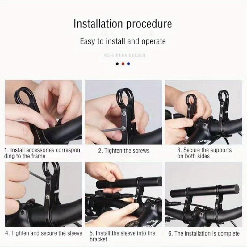 Bicycle Extender Extension, Long Bracket Accessories, For Bike Mounts, GPS Units, Headlights, Light Lamp, Phone Mount