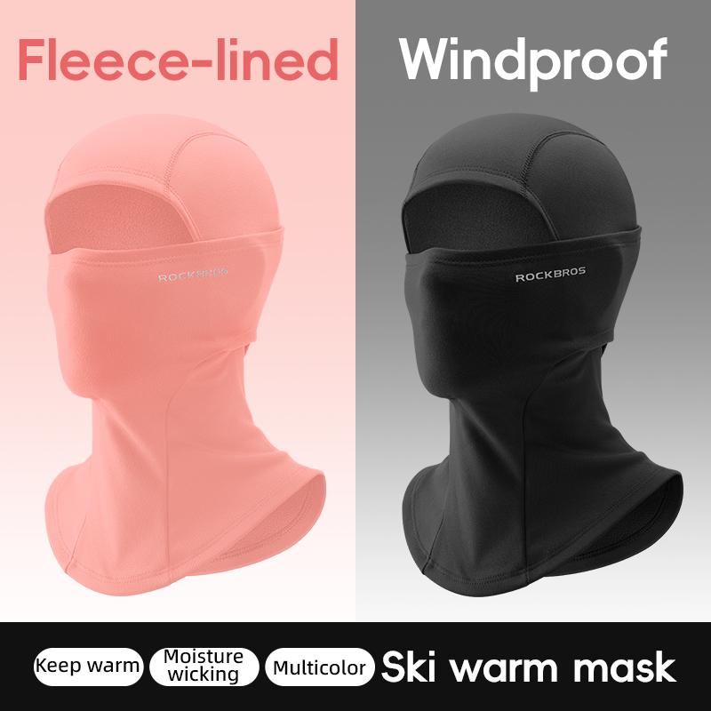 ROCKBROS Balaclava Ski Mask for Men Cold Weather Scarf Windproof Thermal Winter Neck Warmer Hood for Cycling Hiking