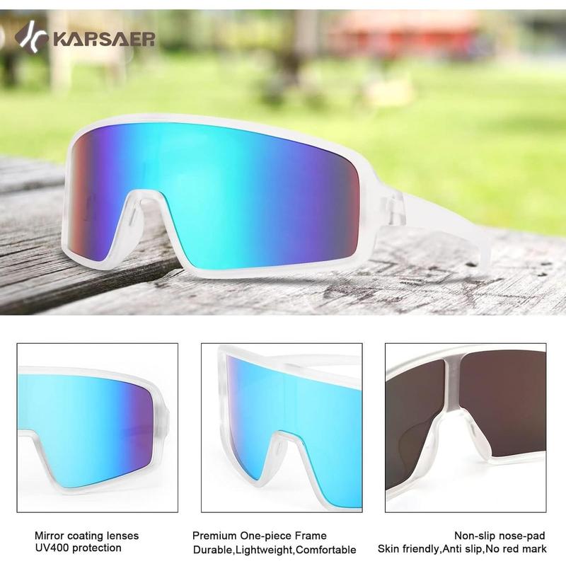 FEISEDY Vision Sports Sunglasses Cycling Glasses Baseball Softball Sunglasses Unisex for Adult Youth Kids Boys Girls 8-16 B5082