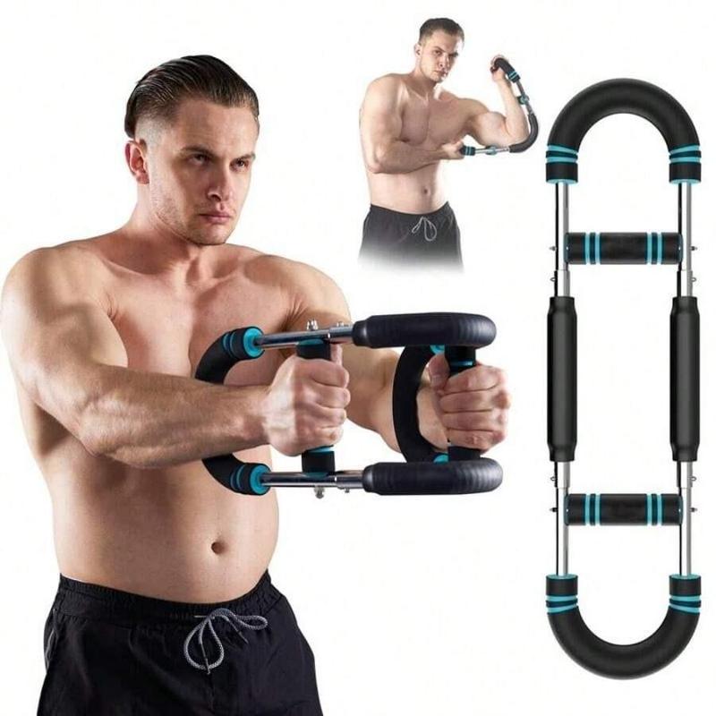 Adjustable Resistance Arm Trainer, 1 Count Detachable Arm Strength Training Bar, Chest Arm Abdominal Muscle Trainer, Fitness Equipment for Home Gym