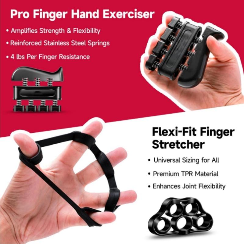 Hand Grip Strengthener, Adjustable Grip Strength Trainer with 4 Exercise Tools - Set of 5,Forearm Strengthener Wrist Strengthener- Portable Home Gym Hand Strength Training Tool