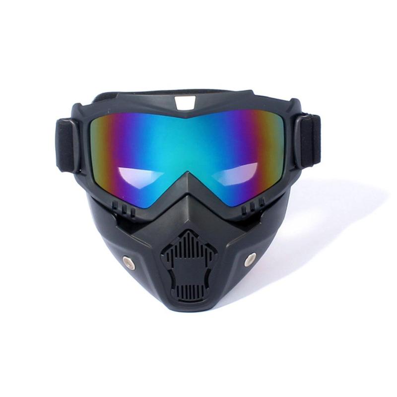 Motorbike Full Face Mask, Windproof Cycling Mask, Motorcycle Professional Mask for Men Women Outdoor