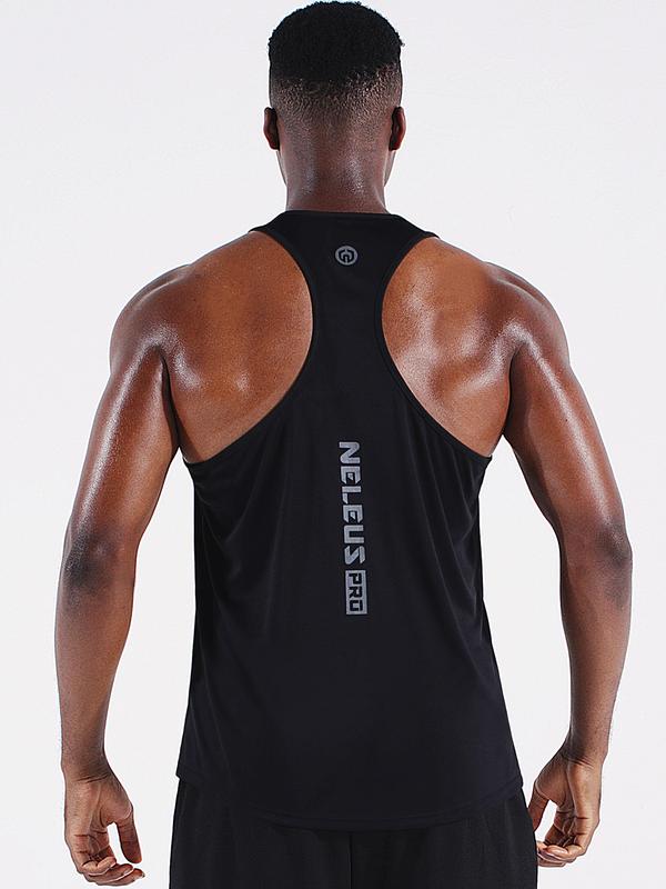 NELEUS Men's 3 Pack Muscle Workout Tank Top, I-Shaped Vest