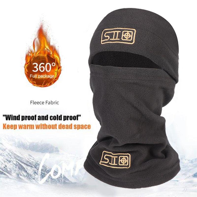 Polar Fleece Balaclava Hood Face Mask, Winter Thermal Warm Hat, Ski Mask for Men & Women, Cold Weather Neck Warmer Scarf for Skiing Cycling Hiking