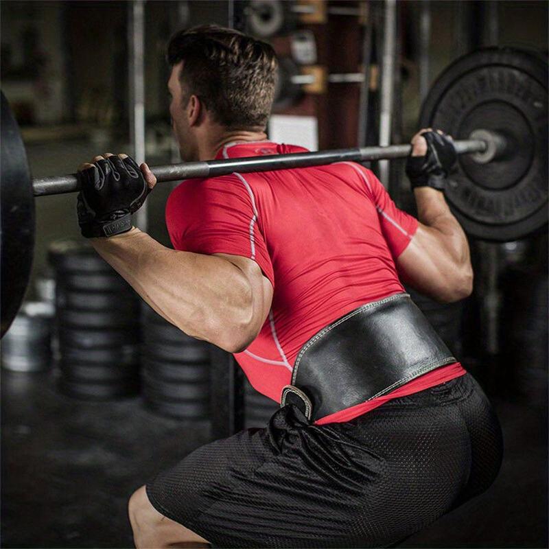 Waist Support Belt, PU Leather Lumbar Support Belt, Sports Waist Belt For Squat, Deadlift, Weightlifting, Fitness Accessories