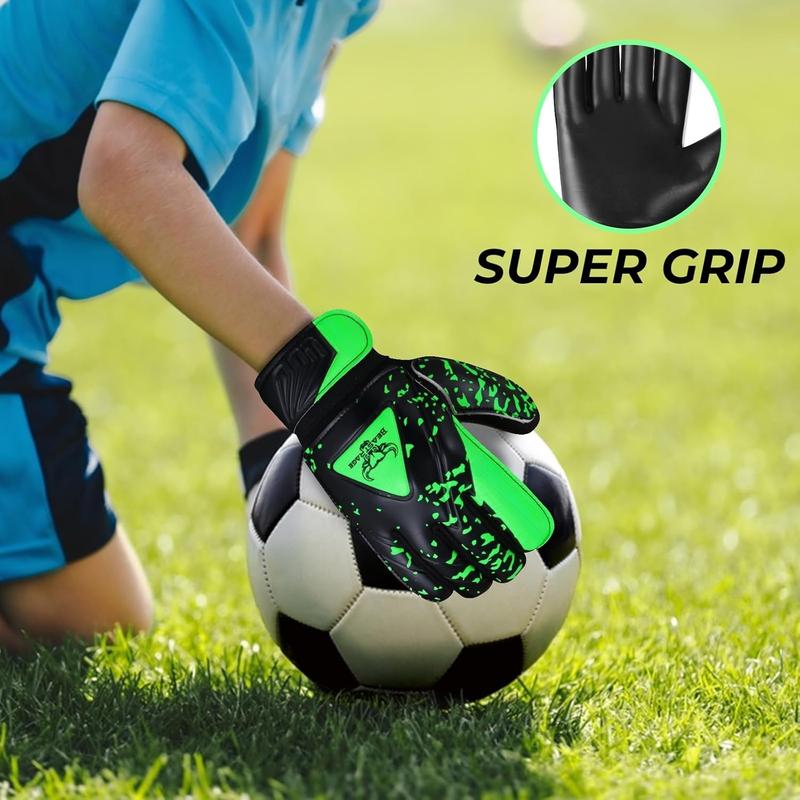 Goalkeeper Gloves for  Support Grip Youth Football Gloves  Junior Soccer Gloves for  6-15 Men  Boys Football Gloves