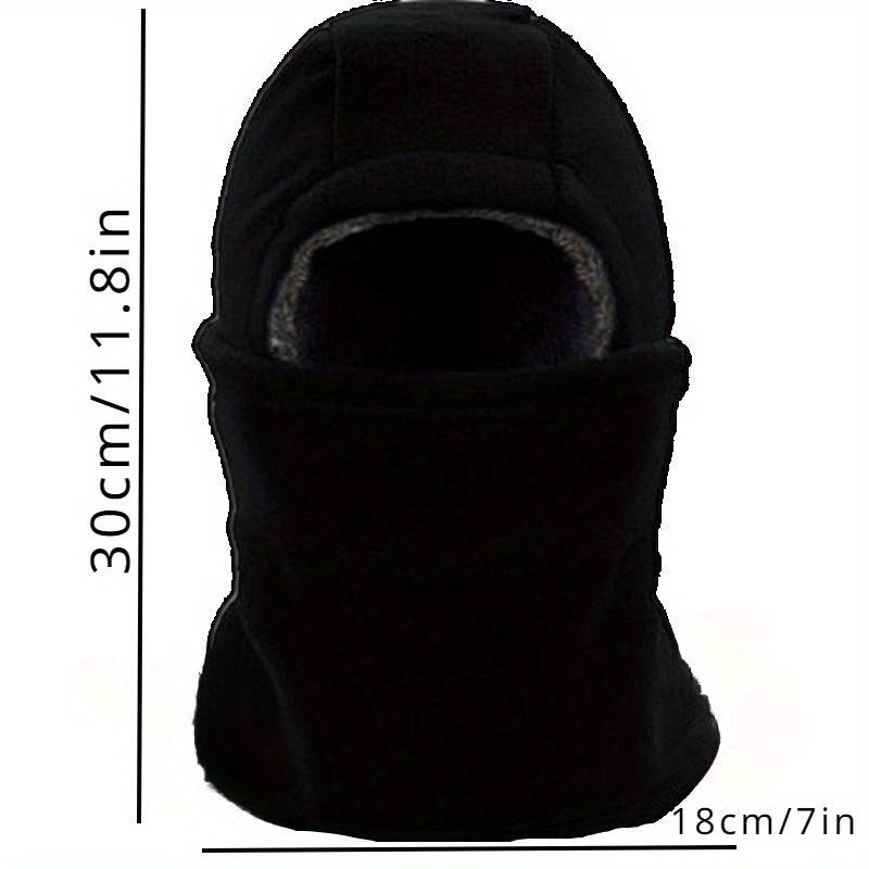 Three-in-One Winter Outdoor Warm Mask: Windproof Head Cover, Earmuffs, and Wool Thickened Warm Windproof Cold Protection Thickened Windproof