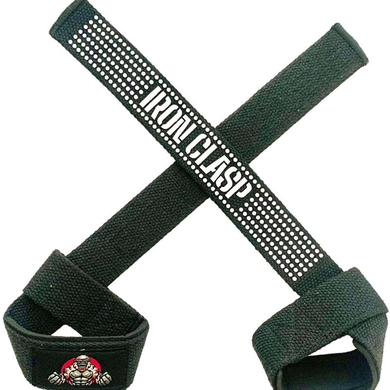 IRON CLASP Premium Padded and Silicone Grip Lifting Straps